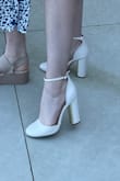I wear a size 8 shoe usually, and I originally ordered these in an 8 since I have wide feet. But my feet were swimming in them, so I ended up exchanging for a size 7.5. They're perfect! - Susan M.