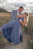 Dress was beautiful! Fits true to size. Fast delivery and had lots of compliments on it. Definitely recommend! - Jennifer L.