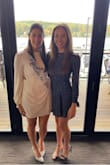 Bought this dress for my bridal shower and I loved it. I got a size small and it fit perfectly. I received a ton of compliments! - Erin A.