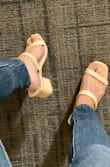 They fit very well. Broke them in at a wedding and they didn't hurt my feet either! - Jessica B.
