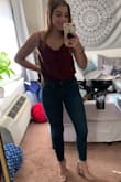 This top/bodysuit is perfect. It's not too loose on the top, but loose enough to have a little cleavage. Planning on wearing it to Vegas later this month!! - Alayna M.