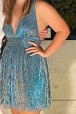 I absolutely loved this dress. I wore it to a hoco dance and it was perfect for the occasion. It was so cute and fit perfectly. It's very comfortable and all the colors really sparked well under brighter lights. I definitely recommend this dress! - Ainsley F.