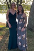 I would wear this dress every day if I could.  Amazing dress, gorgeous green color, loved the back.  Perfect for a black tie optional wedding. - Brooke P.