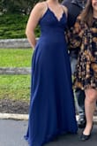 I bought this for a friend's wedding last minute, the bodice fit perfectly, the fabric was beautiful, and adjustable straps were great for the smaller chested ladies. The only downside was the length and not having time to get it hemmed& still long with 3" heels. I would definitely order it again but would plan farther ahead and make accommodations to get it altered. - Erin A.