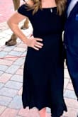 Needed a dress for cocktail attire - this fit the bill and as a bonus was comfortable. The material is very soft and stretchy, and I loved the cute back detail. I was able to wear a strapless bra without it showing in the back. It's kind of annoying to wash - must "lay flat to dry" but other than I was happy with this Lulus purchase. - Anne M.