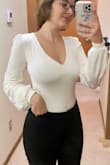 So comfortable, the fabric is very soft and not too see-thru. Love it! - Claudia S.