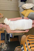 Fits great and is very comfortable! I was worried about it being slightly see through but it is not at all and has an under slip which helps. - Addie L.