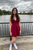 Bought this for my daughter's homecoming. It fit wonderfully except the straps needed to be tightened. Shipping was not an issue and we will definitely be using this company again. - Kelly B.