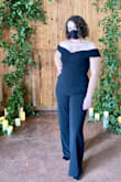 This jumpsuit was absolutely perfect to wear officiating my friends' wedding! I felt elegant and professional. It also gave enough stretch to groove on the dance floor for hours! I hope to have an occasion to wear this again soon. - Caitlin C.