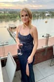 Love this dress! Fits a little small - I ordered a medium - but would not order a large. - Jenny B.