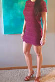 I wore this dress to a wedding reception and received many compliments. The burgundy color is gorgeous for fall and the fit was perfect. - Jennifer C.