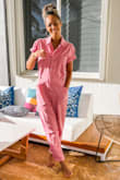 Fully obsessed with this jumpsuit. The fit is amazing! I love the color. It's the perfect shade of pink. There are buttons along the waist so you can adjust the fit to be either oversized or more fitted. I love the front pockets and where the length hits at my ankles. Highly recommend! - Tarren A.
