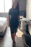 I wore this green dress in for a wedding over Labor Day weekend. It fit perfectly and I got a few compliments on it. It's subtle sexy. This dress would also be great for a holiday party or a fancy date night.  The slip inside can ride up a little but it's easy to fix if you're standing up. - Melissa B.
