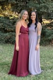 I felt absolutely beautiful on my best friend's wedding day. This dress is very flattering and tight at the upper ribcage area, not the lower waist which I love. The dress is lightweight but lined so it felt sturdy and secure. It is pretty long which I love as a tall person myself, anyone on the shorter side would likely want to get it hemmed or wear heels (I did not), though that would be really easy! Overall, 10/10. - Tiffany