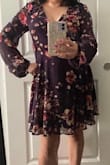 This is my first order from Lulus, I was a little hesitant to buy here because It's an online store but I saw the reviews and that they have a big dress selection, I love this dress it runs true to size very nice quality, price is very good too and the reviews with pictures really help that is why I'm leaving one with picture too. - Cinthya D.