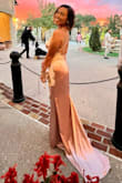 Amazing fit. Such a beautiful and forgiving dress. The color was absolutely beautiful. This dress screams WOW!!! - Marquita S.