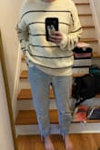 Really soft material, this sweater is gonna be a favorite. It's oversized, which i love! - Erin B.