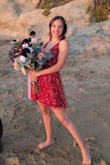 My daughter wore this for her sisters beach wedding in California.  It fit perfectly and she looked absolutely stunning!! - Emilee G.