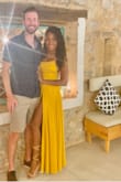 I wear this for my birthday in Spain and I felt beautiful and flowy. The color was gorgeous and I got so many compliments. - Bryanna K.