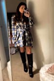 Wore this out to dinner with friends, very comfy and cute. Perfect fall dress. - Leah Z.