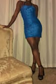 I love this dress. The only reason why I gave it a 4 and not a 5 is. For wider hip or big bottom women like me(42 hip). The dress rises a bit in the back, and the slip gets real close to the private area. So don't even try to bend over, and always make sure your dress is pulled down all the way when standing lol. - Maimouna D.