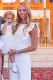 Wore for my daughter's baptism, absolutely adore. The stitching was not centered on front but you couldn't notice it. - Alexandra A.