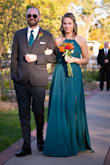 Wore this for a small outdoor wedding in autumn and it was so comfortable!! Very slowly and flattering. Obsessed with the high slit and the cute tie around the waist. Quality of the material was excellent for the price- it wasn't too thin or thick! - Maggie S.