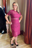 I bought this dress for a wedding. It arrived in good condition and hardly any wrinkles. It fit to the measurements on the website, and I have received a lot of compliments. It is very comfortable and so pretty. - Stephanie F.