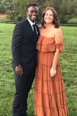 This dress fit well and was soo comfortable! Strapless can be tricky but I had no problem with it slipping down. - Casey L.