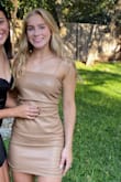 Great dress! Lined with great in person looking, slightly stretchy fabric! The zipper is sturdy with a hook and eye top closure. Very comfortable and easy to wear. - Stephanie S.