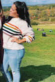 Love this sweater. It's so soft and comfy. Can be dressed up or down. It's not overly thick/heavy but it's perfect for a cooler day. I got so many compliments on it the first day I wore it! - Stacy R.
