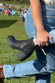 I've been looking for boots like these for ages and you need to buy them! They're the most comfortable boots I've ever worn and no need to break them in. The first time I wore them was right after I got cleared by my doctor after having a healing/broken foot and not once did they bother my foot.

I'm usually between and 6 and 6.5 but saw people bought half a size down, so I did the 6 and they're perfectly sized. - Stacy R.