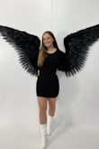 Bought this dress just as a basic black staple for my closet and it's by far one of my favorites. Great quality, comfortable fit, and not sheer!! Highly recommend :) - Madison K.
