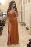 I absolutely loved this dress! I wore it to a friend's fall wedding. I was a little worried ordering it because I am usually a medium in Lulus dresses but ordered the small because the medium was not in stock.  It fit perfectly, was super comfortable, and I got so many compliments. - Tatyana P.