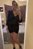 I'm a taller, curvy girl- with that said, I should have sized up, but I wanted to this dress to be on the snug side and I definitely achieved that. It is short on me. But other than that, the material is silky, the wrap style hides my belly, and the amount of cleavage for my large bust still feels appropriate and would buy this in another color in a heartbeat! - Kim C.