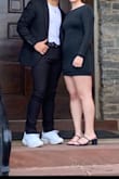 I got so many so many compliments on this dress. Very comfortable and kept me warm when taking pictures! I did have to keep pulling the sleeves up, but it was worth it! - Cameron M.