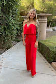 Wore this to a friends wedding and was called "a Queen" :) So many compliments, it was comfortable and fit perfectly.  I have a large chest so was a bit busty but overall very fun for a wedding guest. Even without a bra it stayed up well. I would highly recommend! - Rochelle D.