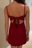 The dress is beautiful and fit perfectly. It was not too tight fitting and hung just as it should. Was very comfortable! - Wendy E.