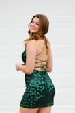 My daughter got so many compliments in this dress! She usually wears a small, but we ended up needing a medium. - Melissa A.