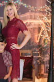 I love this dress(much like I love almost everything I order from here)! The length was classy, the fit was perfect and overall very comfortable! I would highly recommend! - Ashley G.