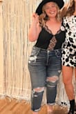 This bodysuit was absolutely perfect for a night out with my girlfriends. It's very comfortable and I never felt like I was going to just "fall out" or like the sleeves would come off my shoulders. It survived a night of line dancing and bachelorette fun, so it's a 10/10 - Mary N.
