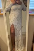 I really do love this dress. 
I ordered 1 size too big. 
I love the slit in the skirt, really made me feel so sexy, while the top kept me modest and beautiful. - Kristen H.