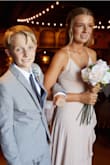 This was the dress my new stepdaughter wore for her dad and I's wedding. She's 13, and it was stunning! - Maija N.