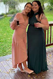 This dress was SO BEAUTIFUL and I got sooo many compliments >p>p There is a lot of material so you definitely have to be careful going up and down stairs, but worth every penny and more. - Samantha S.