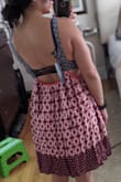the bigger on the bottom is just not my style. 
very sexy on the top with a little side boob going on but then very loose and flowy on bottom. kinda like babydoll style - Jahaira L.