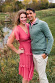 Love this dress! The perfect color, very flattering. The texture and layers of the ruffles added a nice amount of interest.
The slit came up VERY VERY high! I was able to mostly hide it but be aware if you are tall like me! - Mary B.