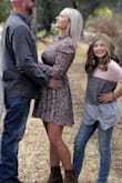 I am in love with this dress. Wore it for family pictures and they came out great! I thought an xs would be too small for my breast area (32DD) but it fit perfectly. - Nickie T.