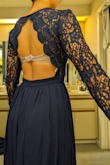 Beautiful dress. I sized down to XS based on reviews and it's almost perfect. I'm normally Size S due to my hip. XS fits the top perfectly. However, the waist is a tad tight since it doesn't stretch. The lace is beautiful and the length is normal (too long for me but I'm petite size). I wish LuLus will carry dresses with pockets. Other than that, almost perfect dress. - Vicky L.