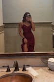 I wore this to my cousins wedding and got compliments all night long. It is form fitting and is beautifully designed. - Kylee G.