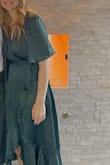 love this dress!! a beautiful color and so flattering on!! - Sarah E.
